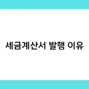 세금계산서 발행 이유와 불이익 – 미발급·지연발급 시 가산세 부과