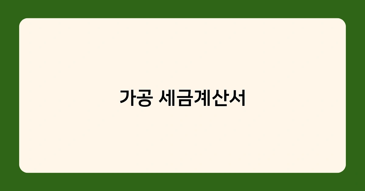 가공 세금계산서 발행 유혹, 어떻게 하면 피할 수 있을까요?